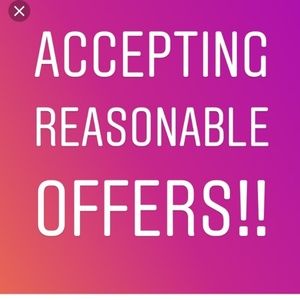 CLOSET CLEANOUT!!! Love offers! New items coming!